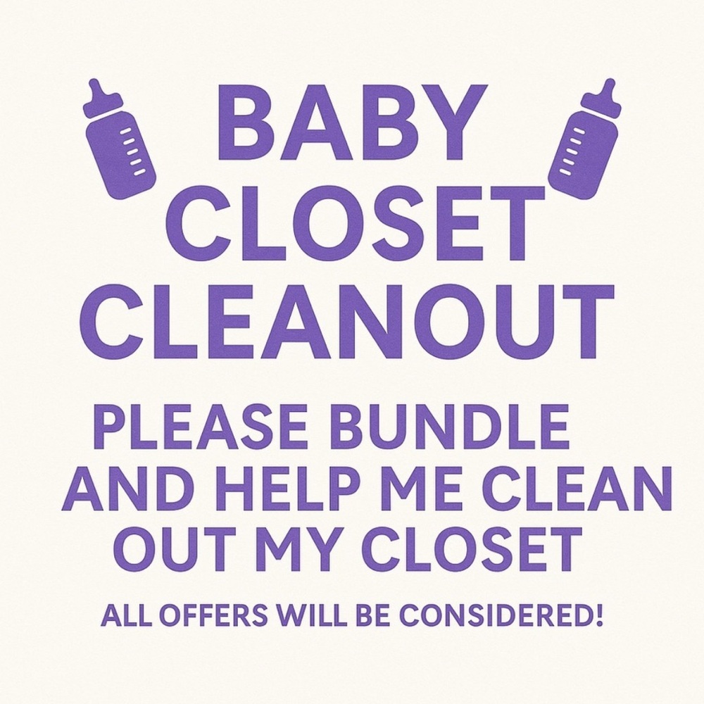 Baby / Toddler Closet Cleanout